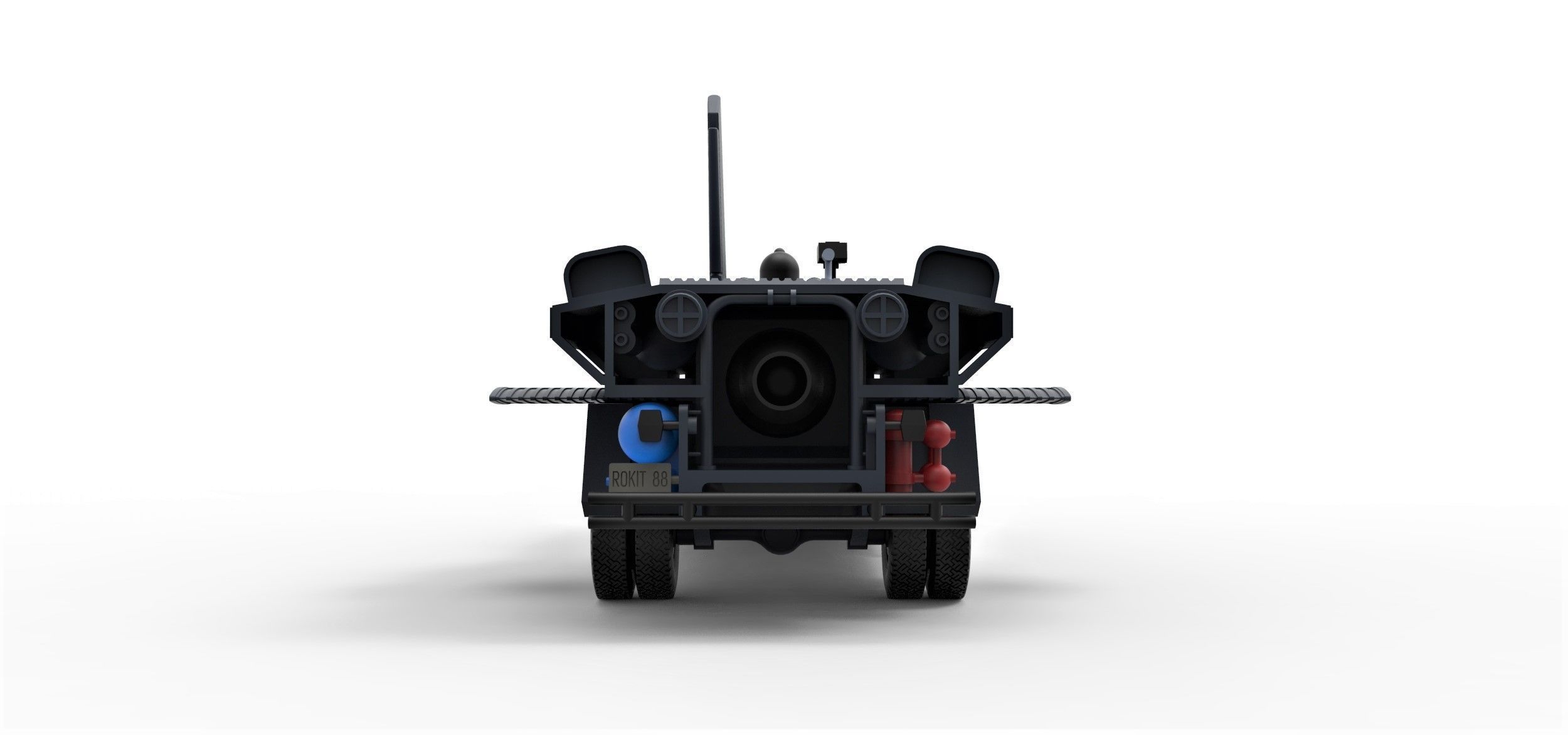 Buckaroo Bonzai Jet Truck Scale 1 to 24 3D print model_15