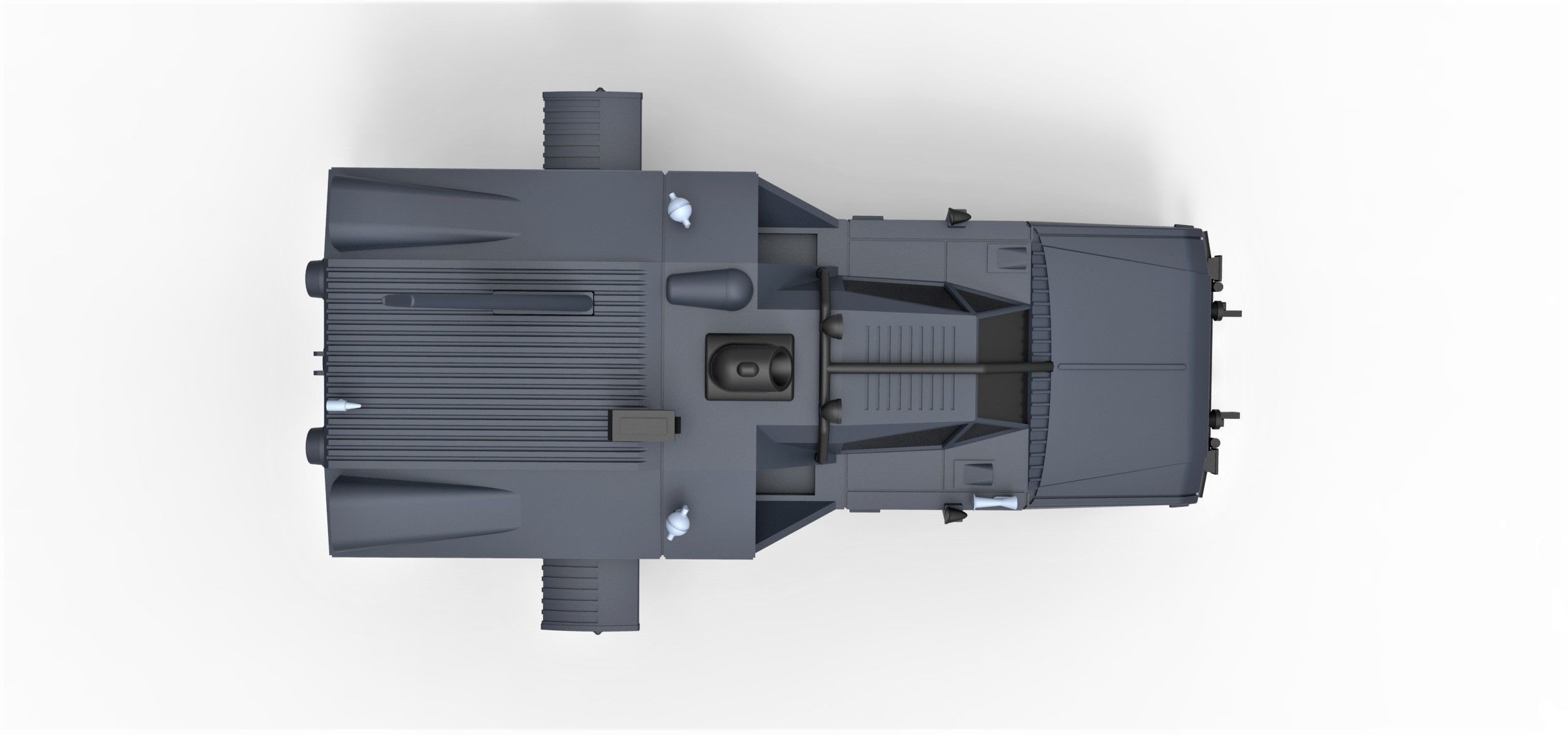 Buckaroo Bonzai Jet Truck Scale 1 to 24 3D print model_9