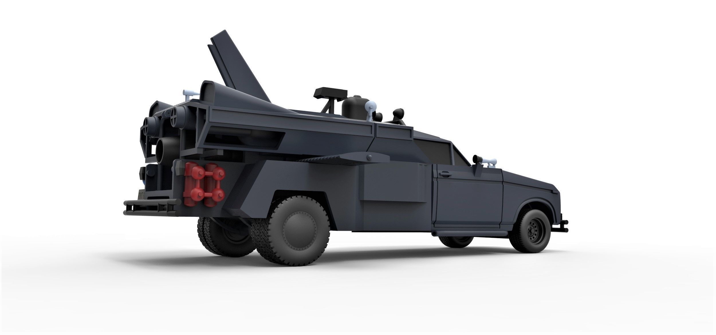 Buckaroo Bonzai Jet Truck Scale 1 to 24 3D print model_11