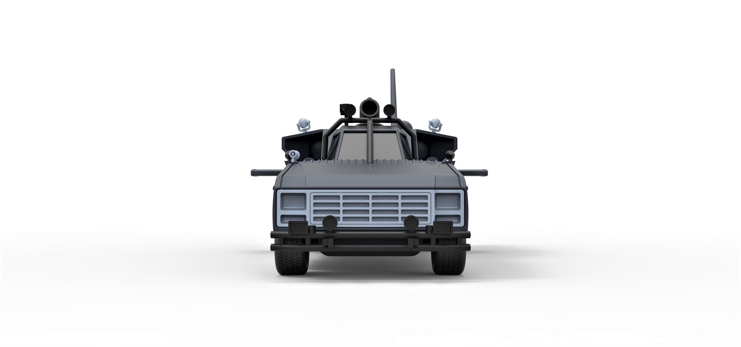 Buckaroo Bonzai Jet Truck Scale 1 to 24 3D print model_6