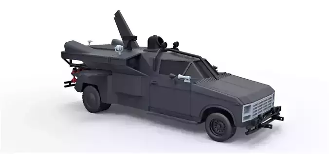 Buckaroo Bonzai Jet Truck Scale 1 to 24 3D print model