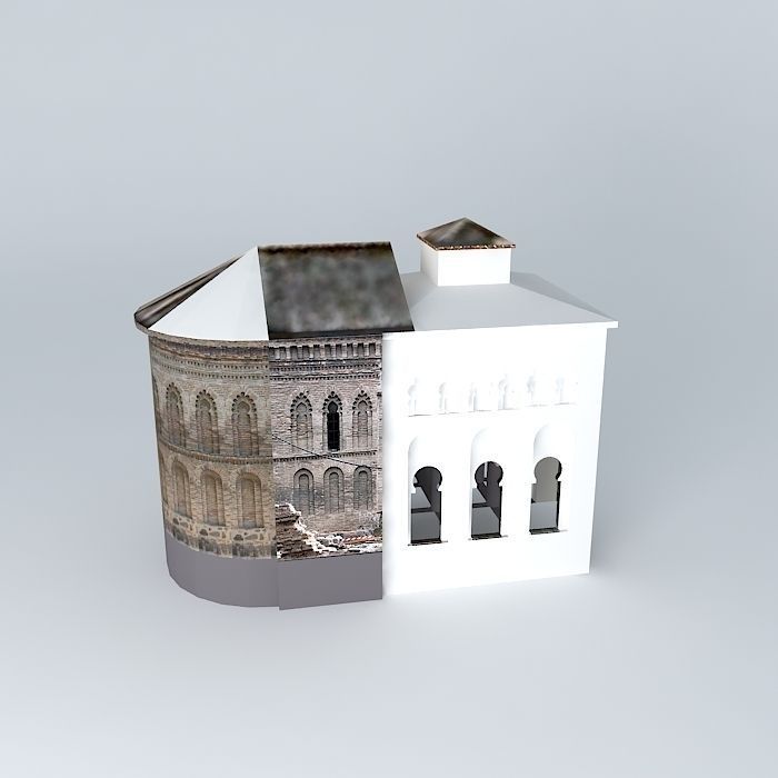 Mosque of Christ of the Light Free 3D model_1