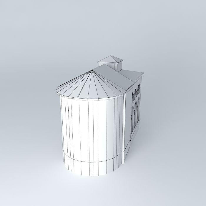 Mosque of Christ of the Light Free 3D model_4