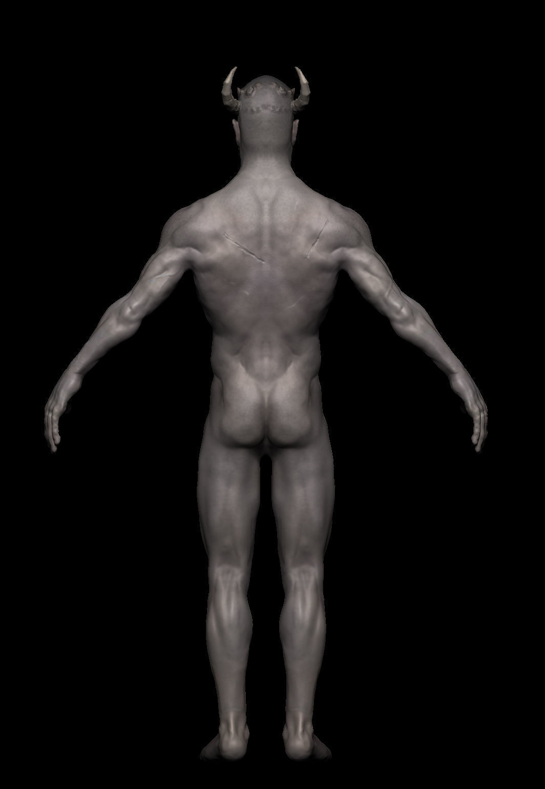 The 3D model of the demon 3D model_1