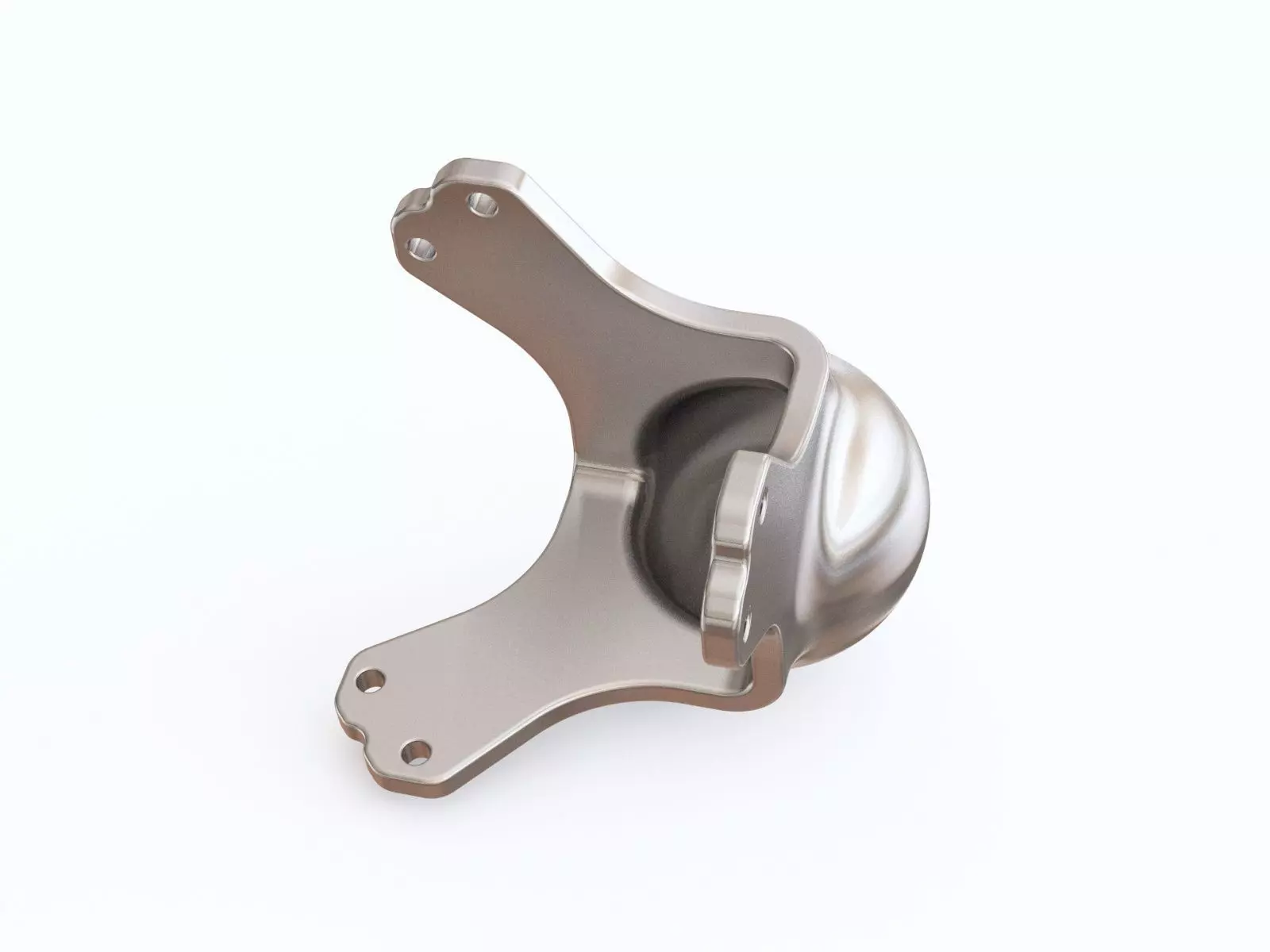 Ball corner suitcase 3D model_0