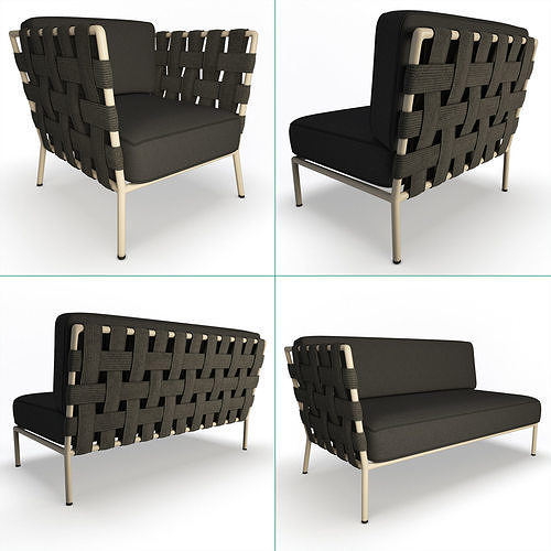 Conic Furniture Collection Cane-Line 3D model