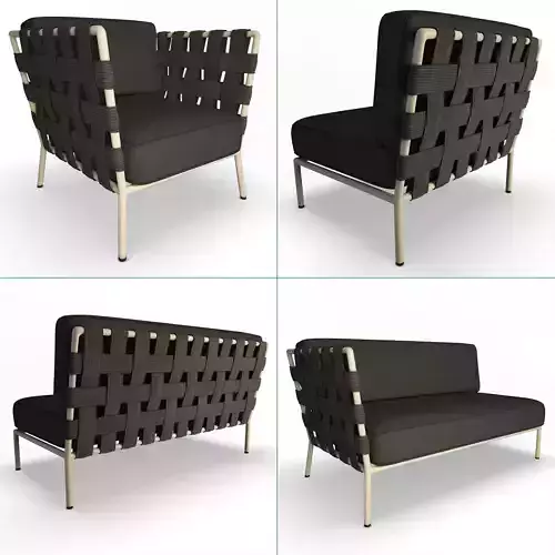 Conic Furniture Collection Cane-Line 3D model