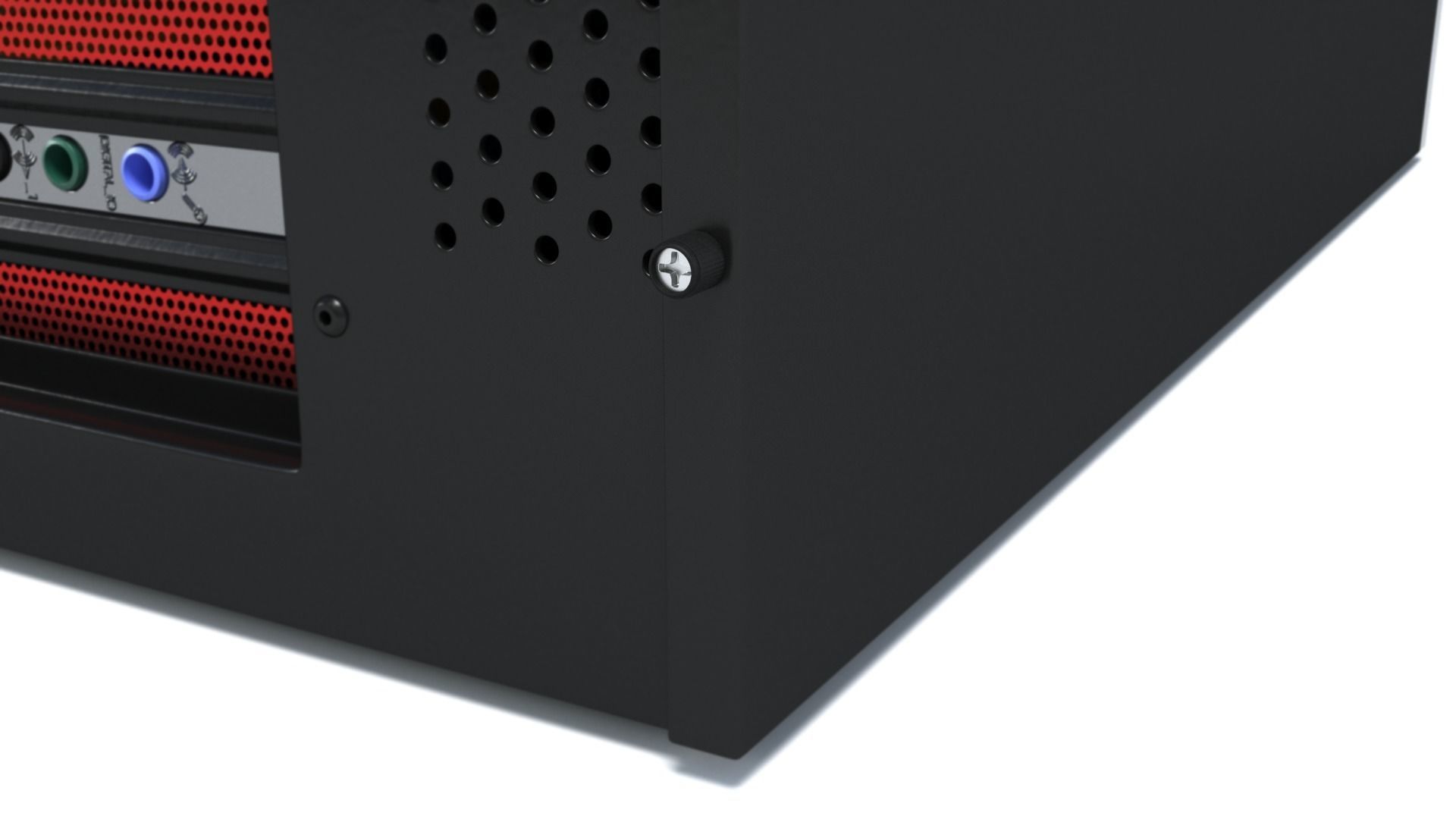 Desktop Computer - mATX case 3D model_10