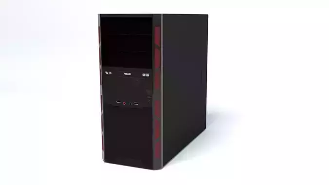 Desktop Computer - mATX case 3D model