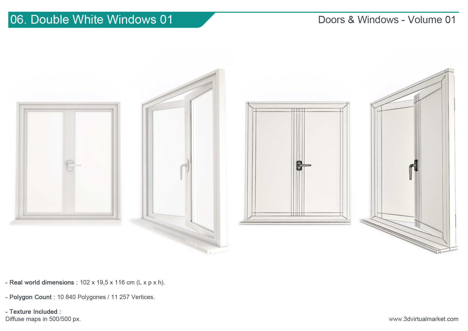 Doors and Windows Collection 3D model_7