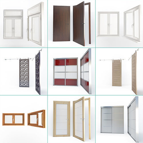 Doors and Windows Collection 3D model