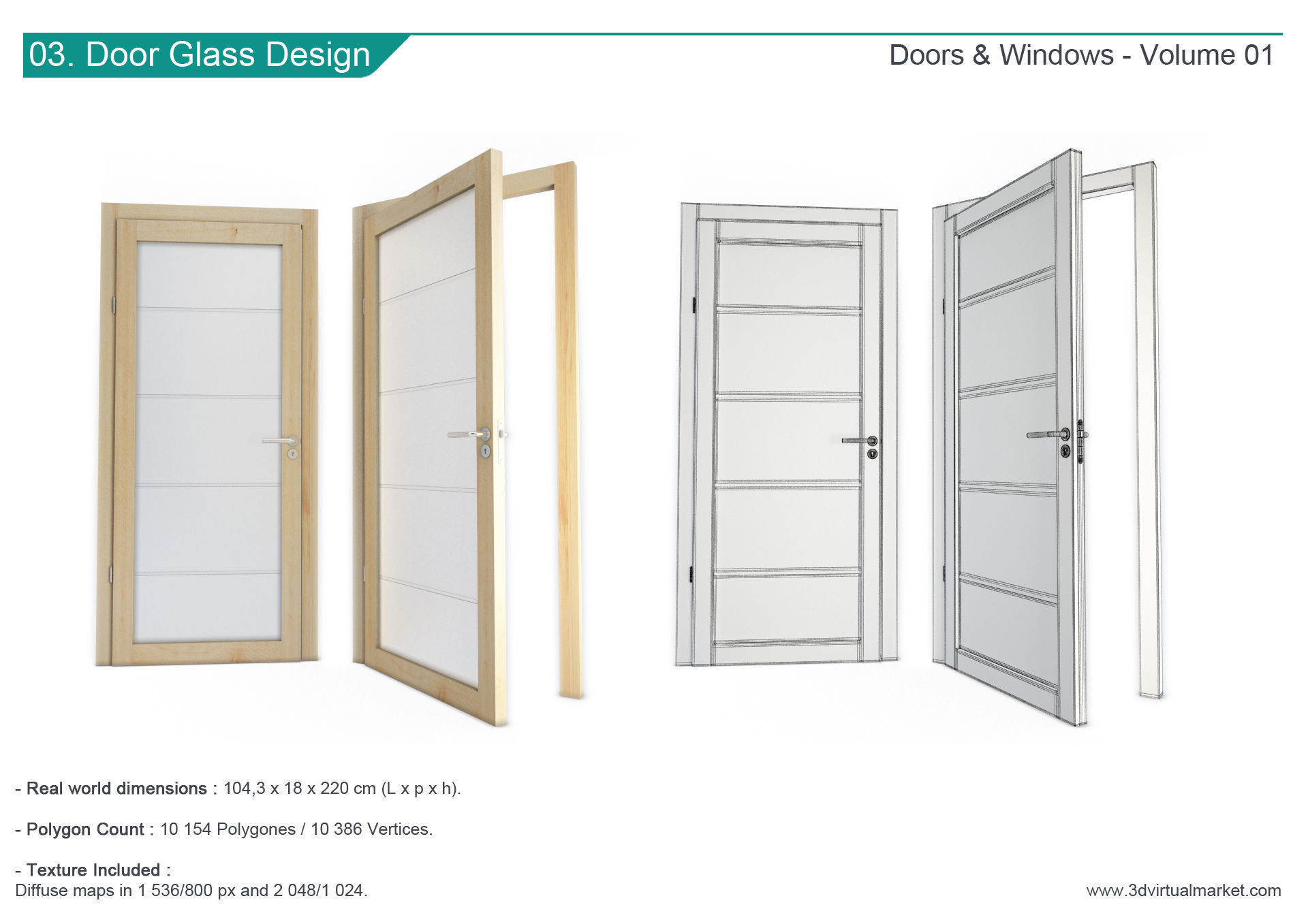 Doors and Windows Collection 3D model_4