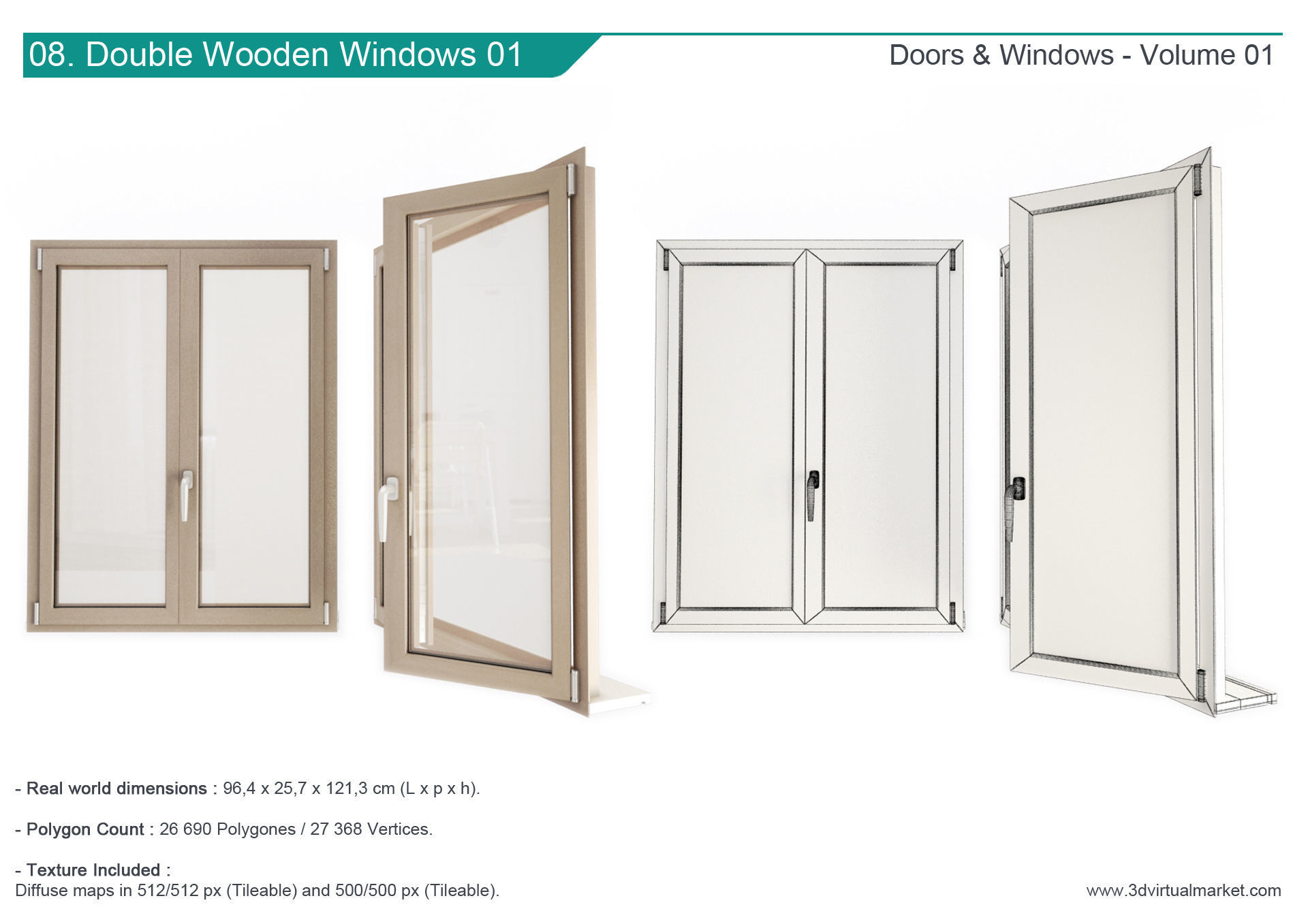 Doors and Windows Collection 3D model_9