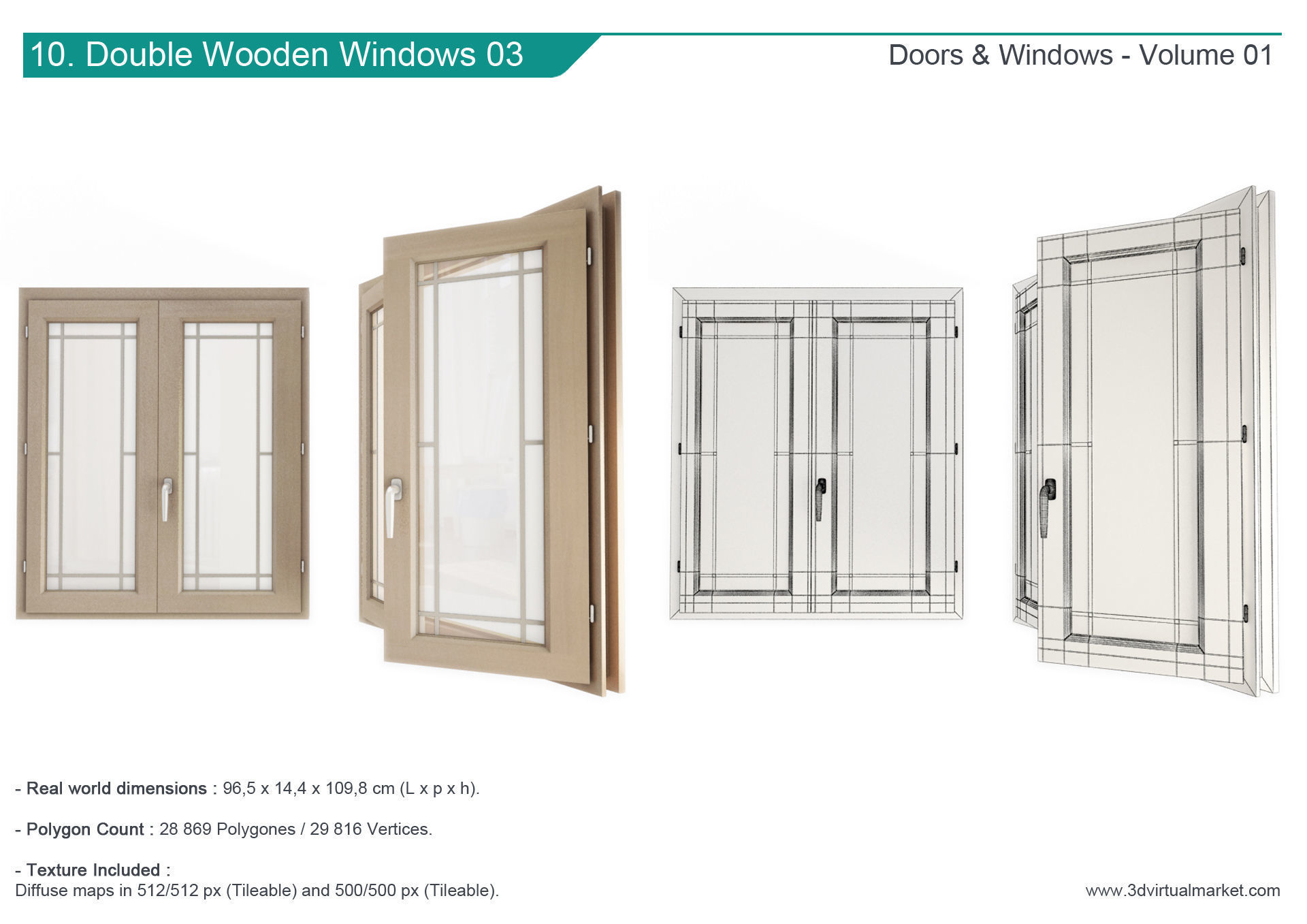 Doors and Windows Collection 3D model_11