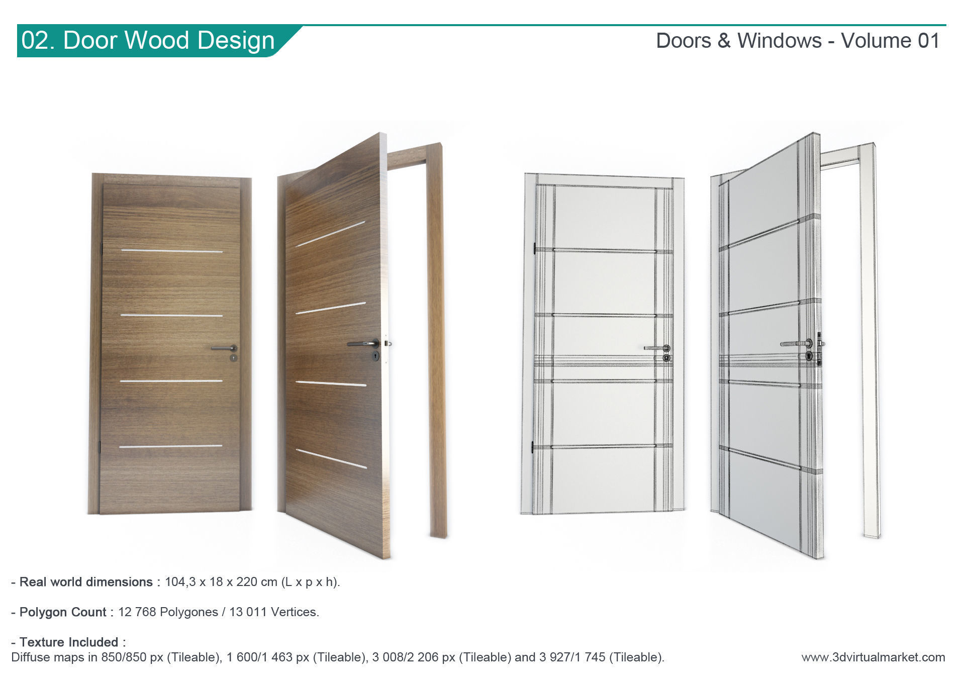 Doors and Windows Collection 3D model_3