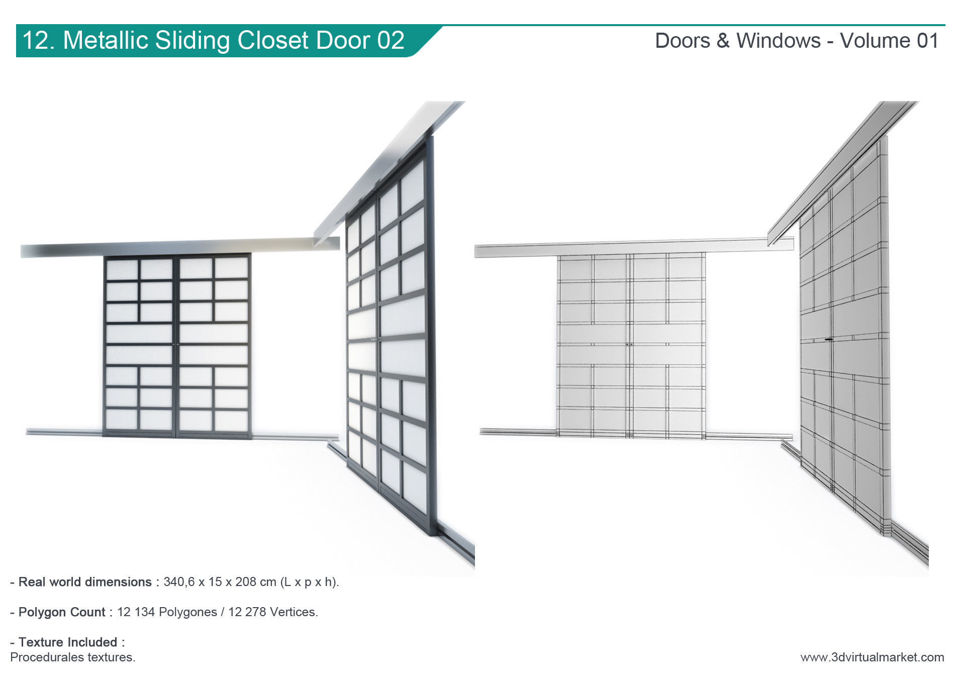 Doors and Windows Collection 3D model_13