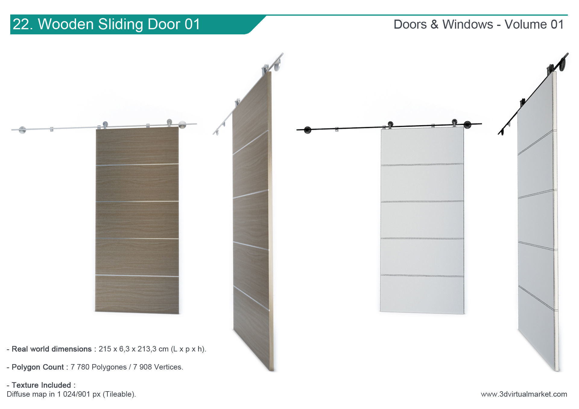 Doors and Windows Collection 3D model_23