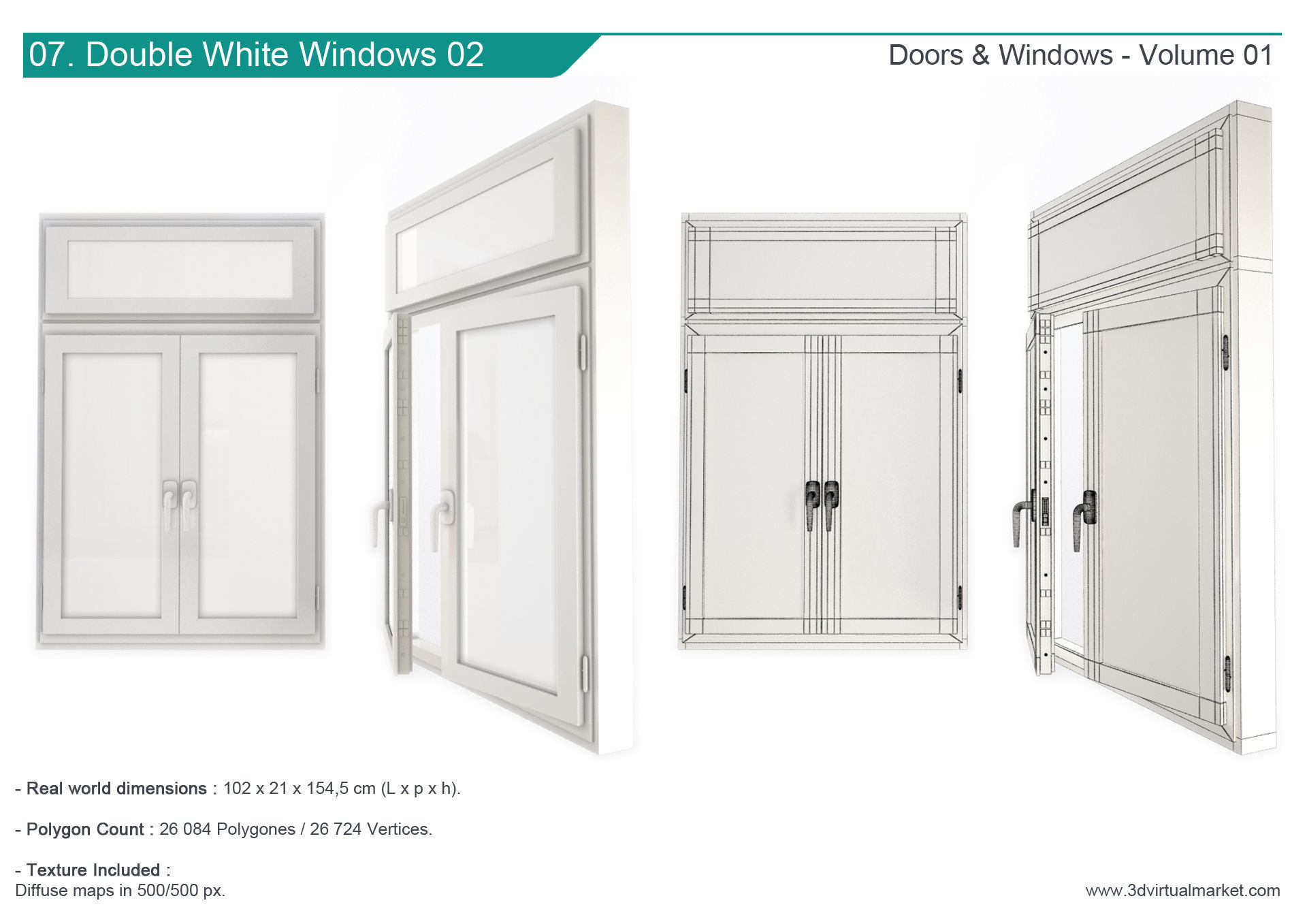 Doors and Windows Collection 3D model_8