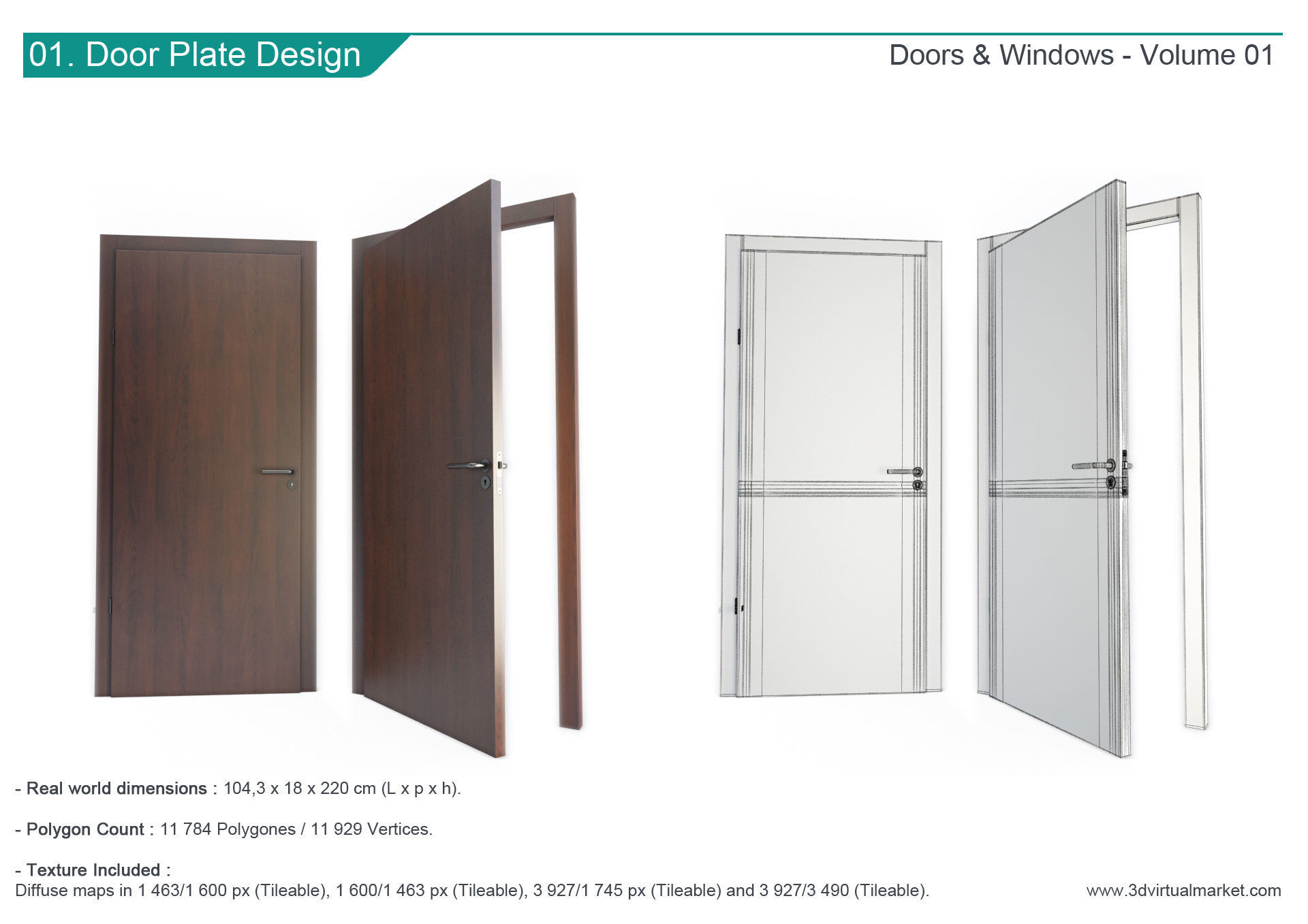 Doors and Windows Collection 3D model_2