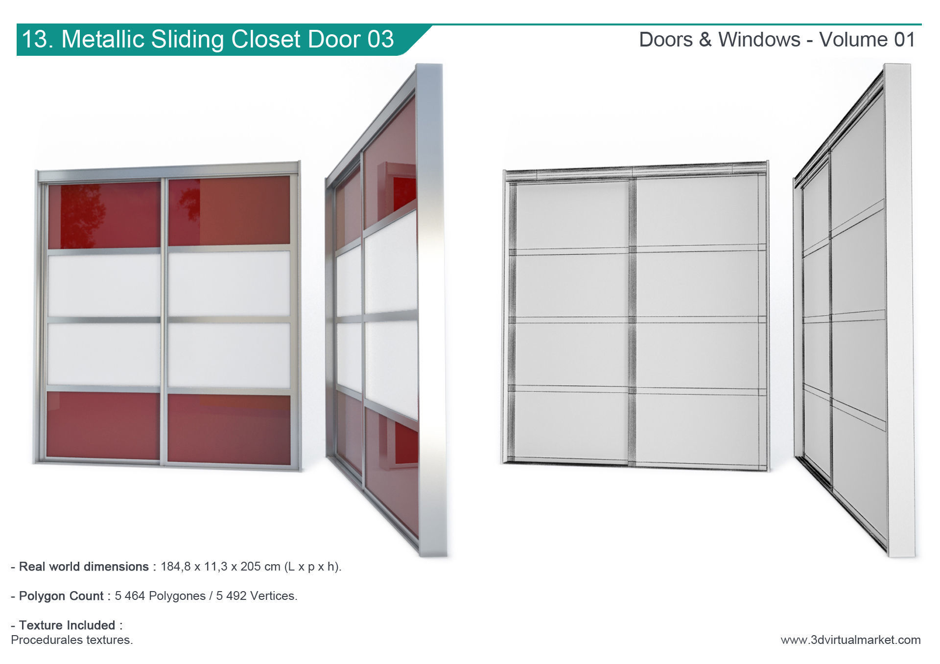 Doors and Windows Collection 3D model_14