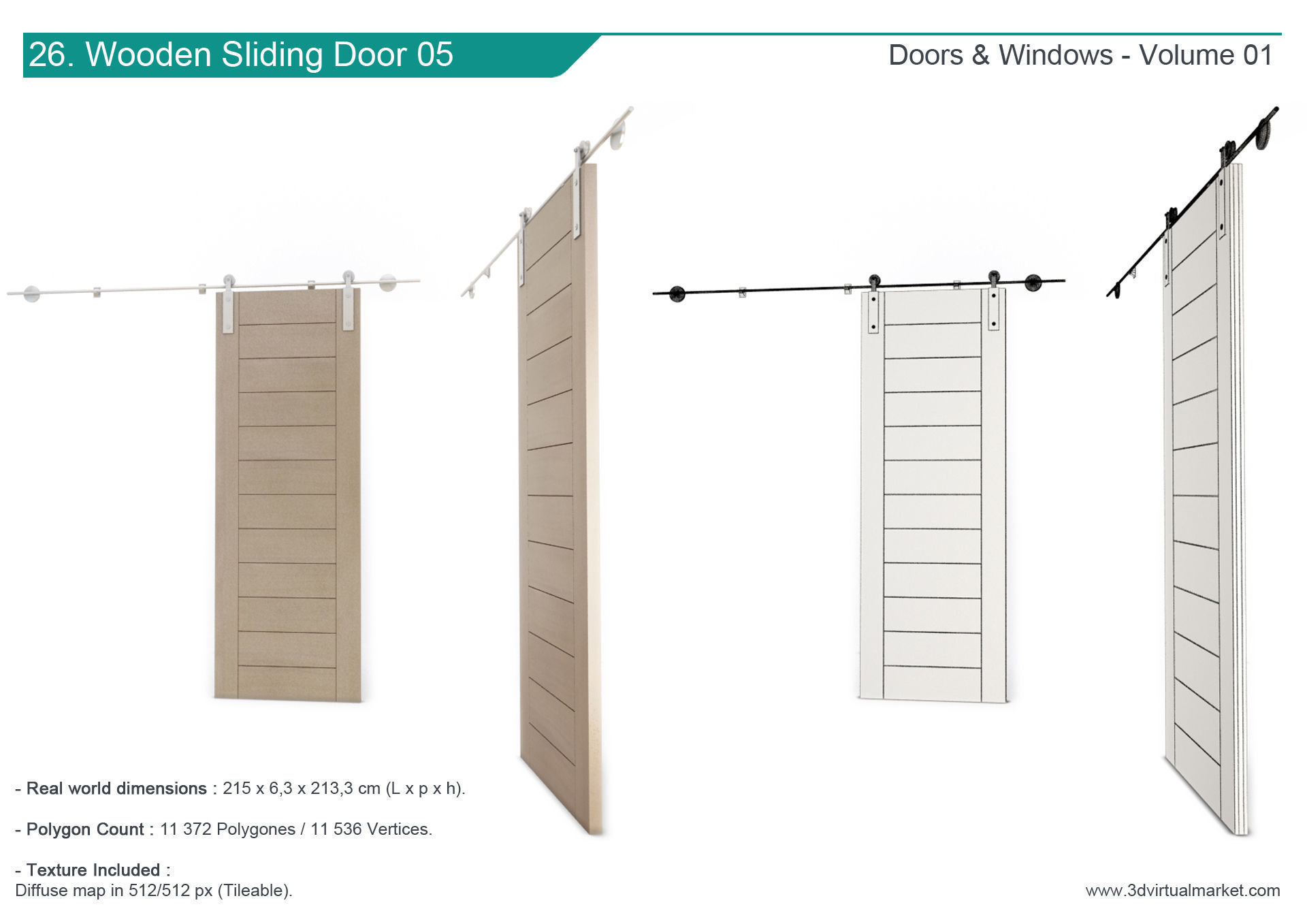 Doors and Windows Collection 3D model_27