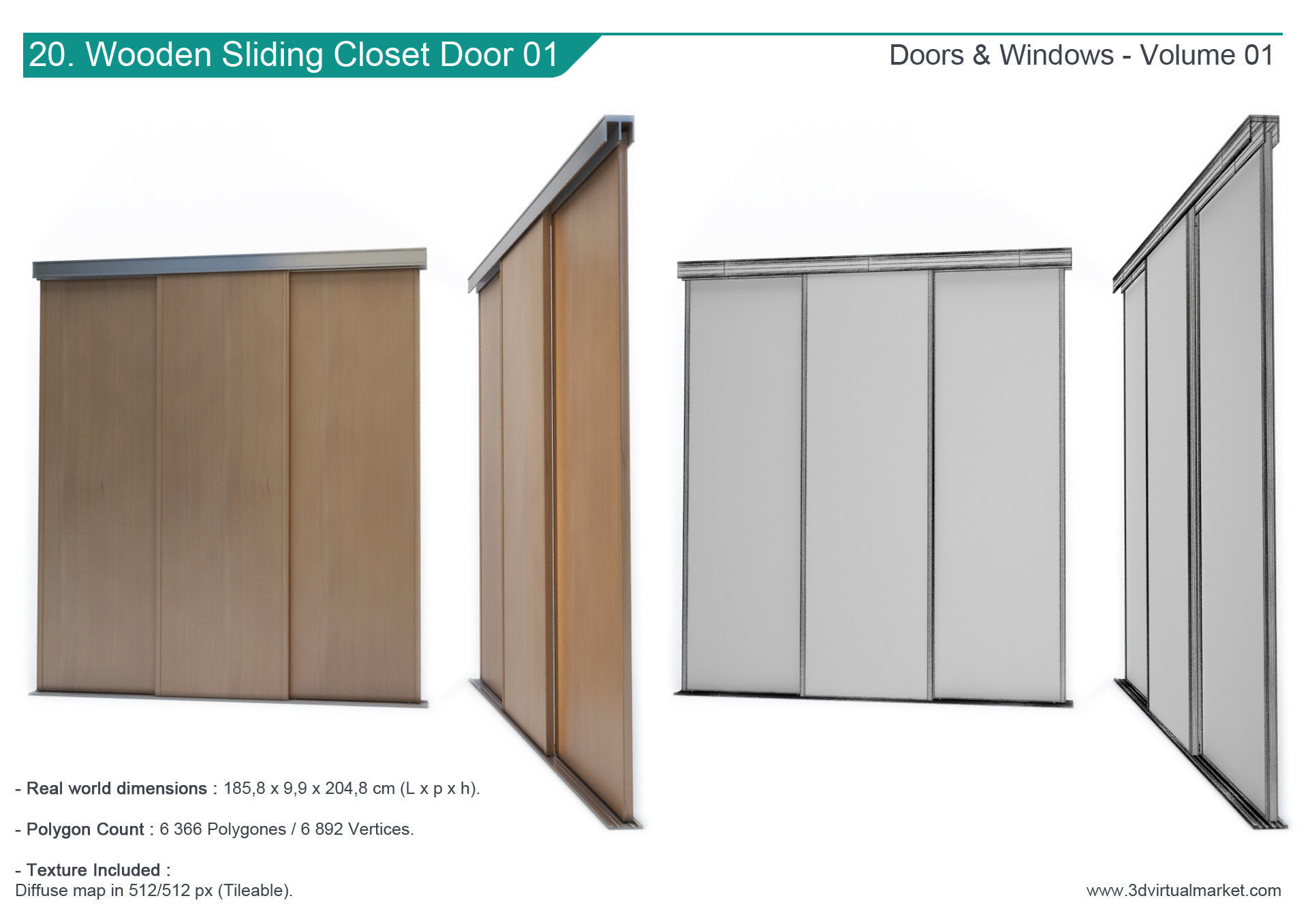 Doors and Windows Collection 3D model_21