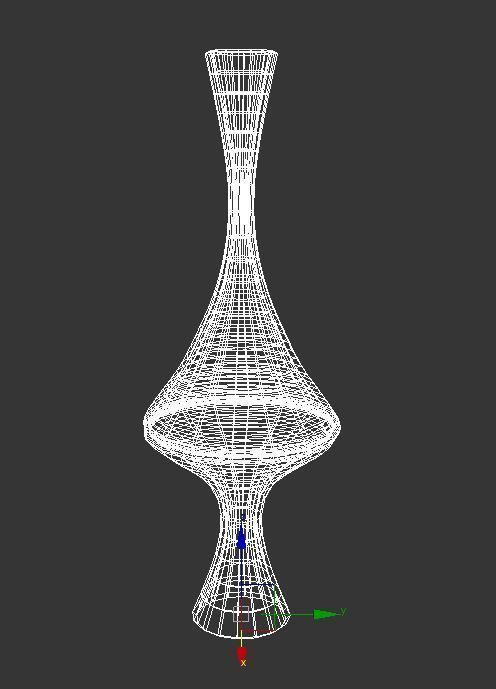 colorful modern vase set Free 3D model_4