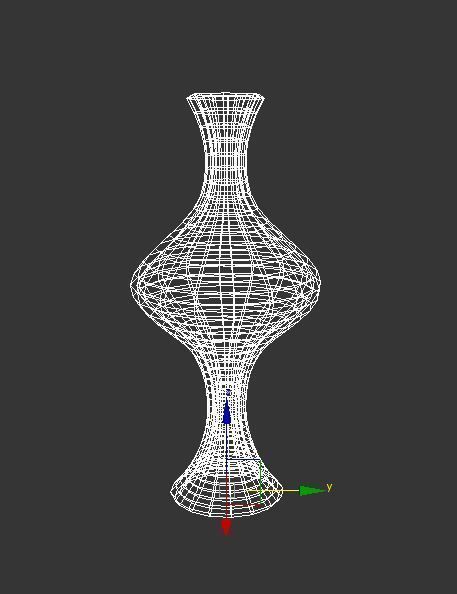 colorful modern vase set Free 3D model_5