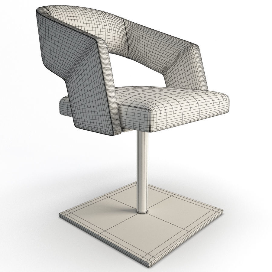 Armchairs and Bar Stools Jolly Collection Potocco 3D model_7