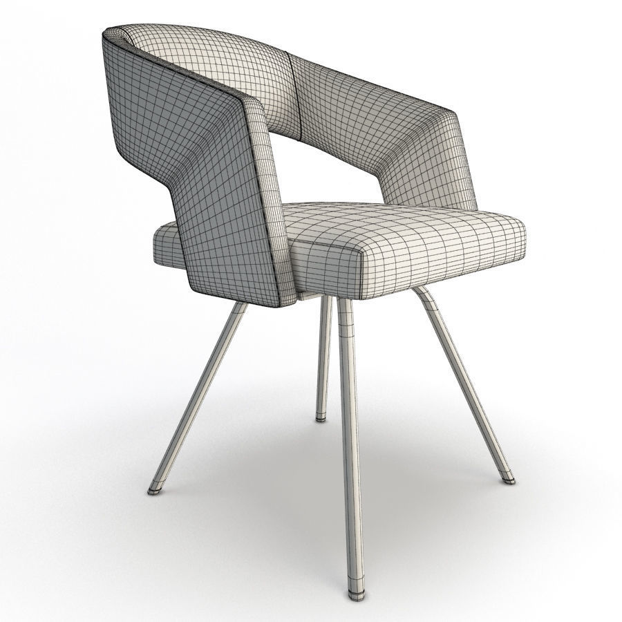 Armchairs and Bar Stools Jolly Collection Potocco 3D model_9