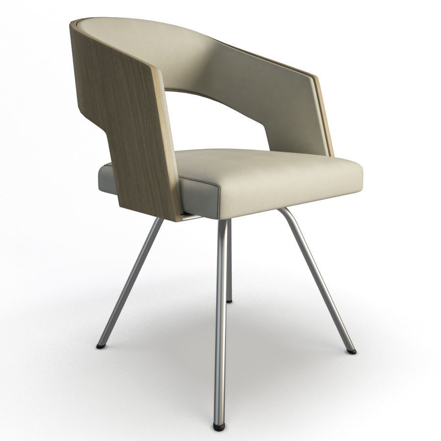 Armchairs and Bar Stools Jolly Collection Potocco 3D model_4