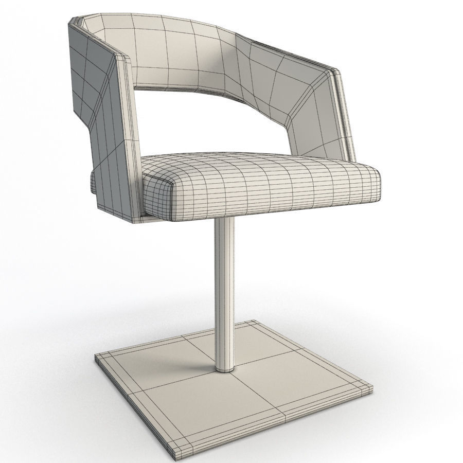 Armchairs and Bar Stools Jolly Collection Potocco 3D model_3