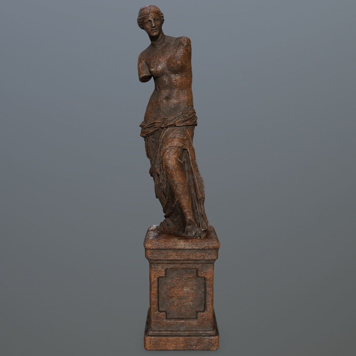Venus de Milo Low-poly 3D model_2