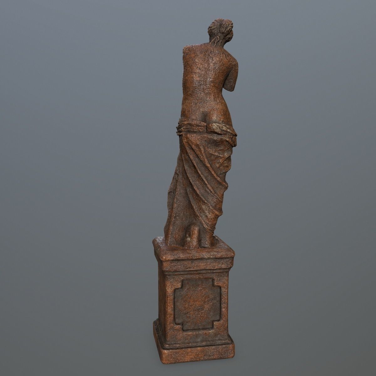 Venus de Milo Low-poly 3D model_6