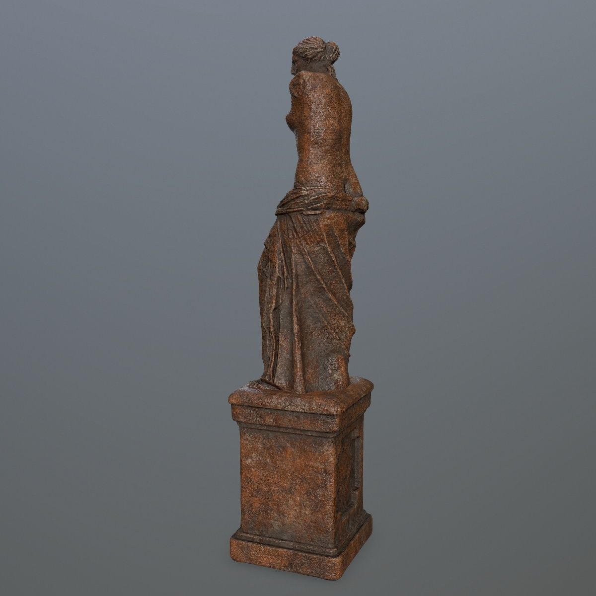 Venus de Milo Low-poly 3D model_7
