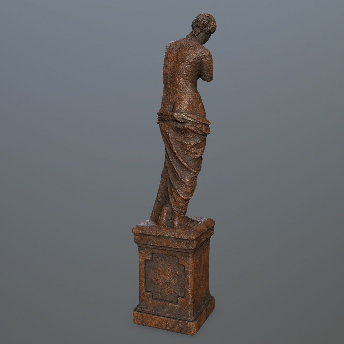 Venus de Milo Low-poly 3D model_5