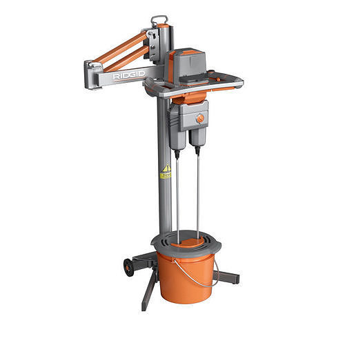 Drill mixer RIDGID Low-poly 3D model