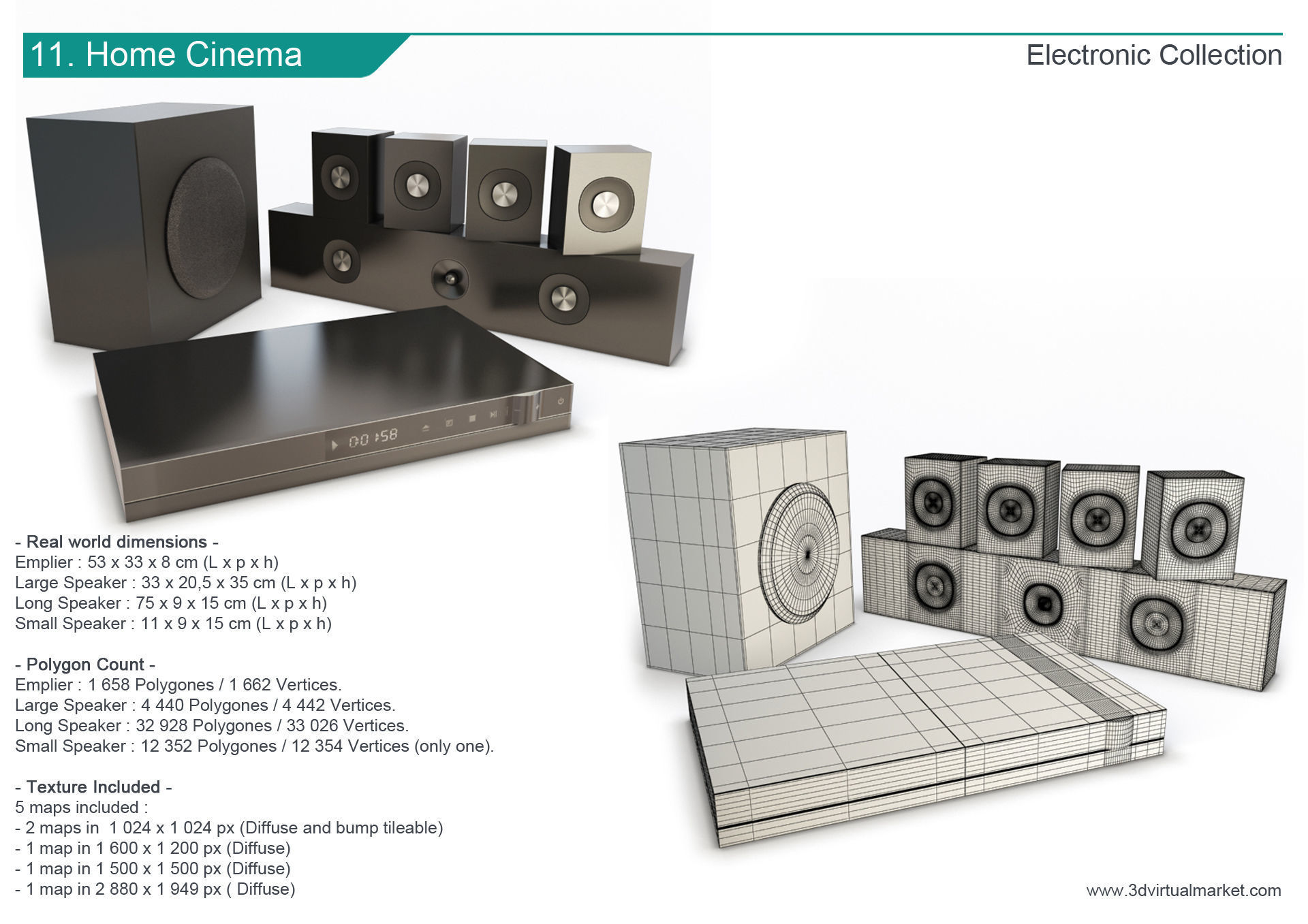 Technology Accessories Collection 3D model_12