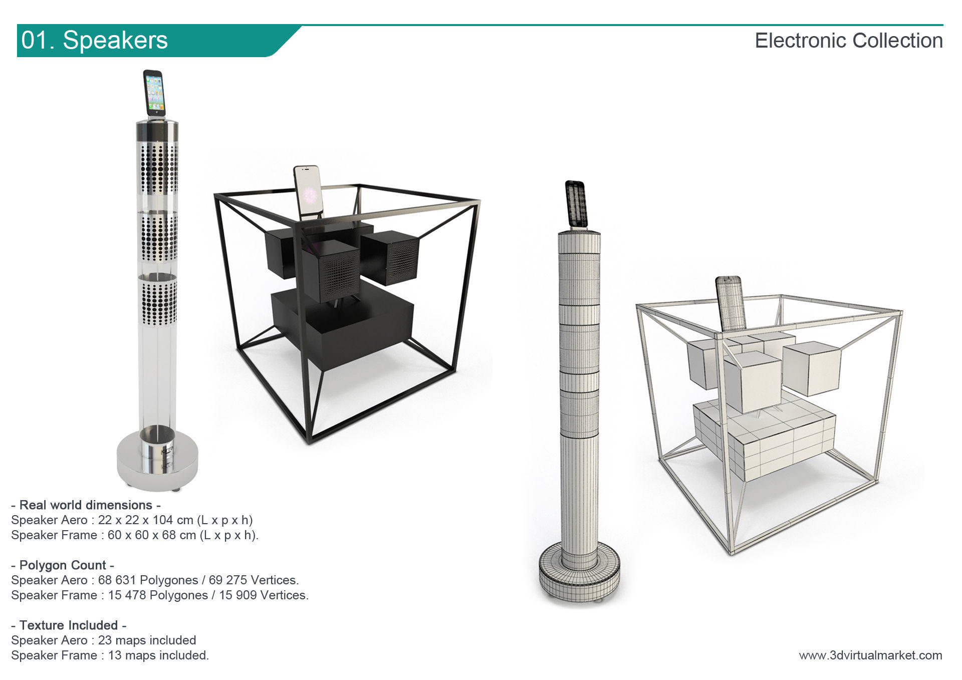 Technology Accessories Collection 3D model_2