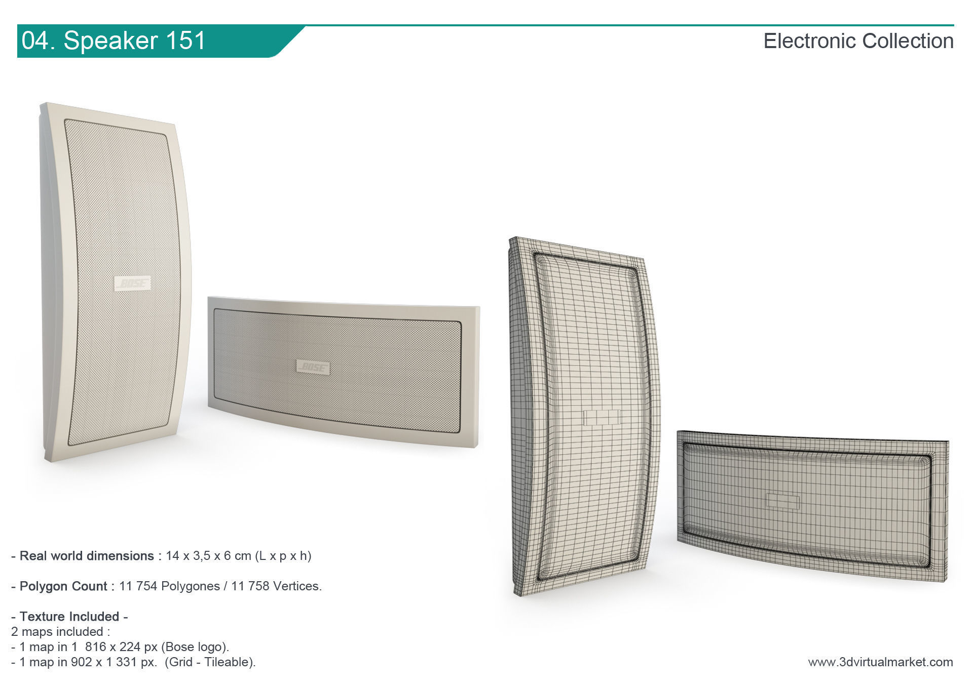 Technology Accessories Collection 3D model_5