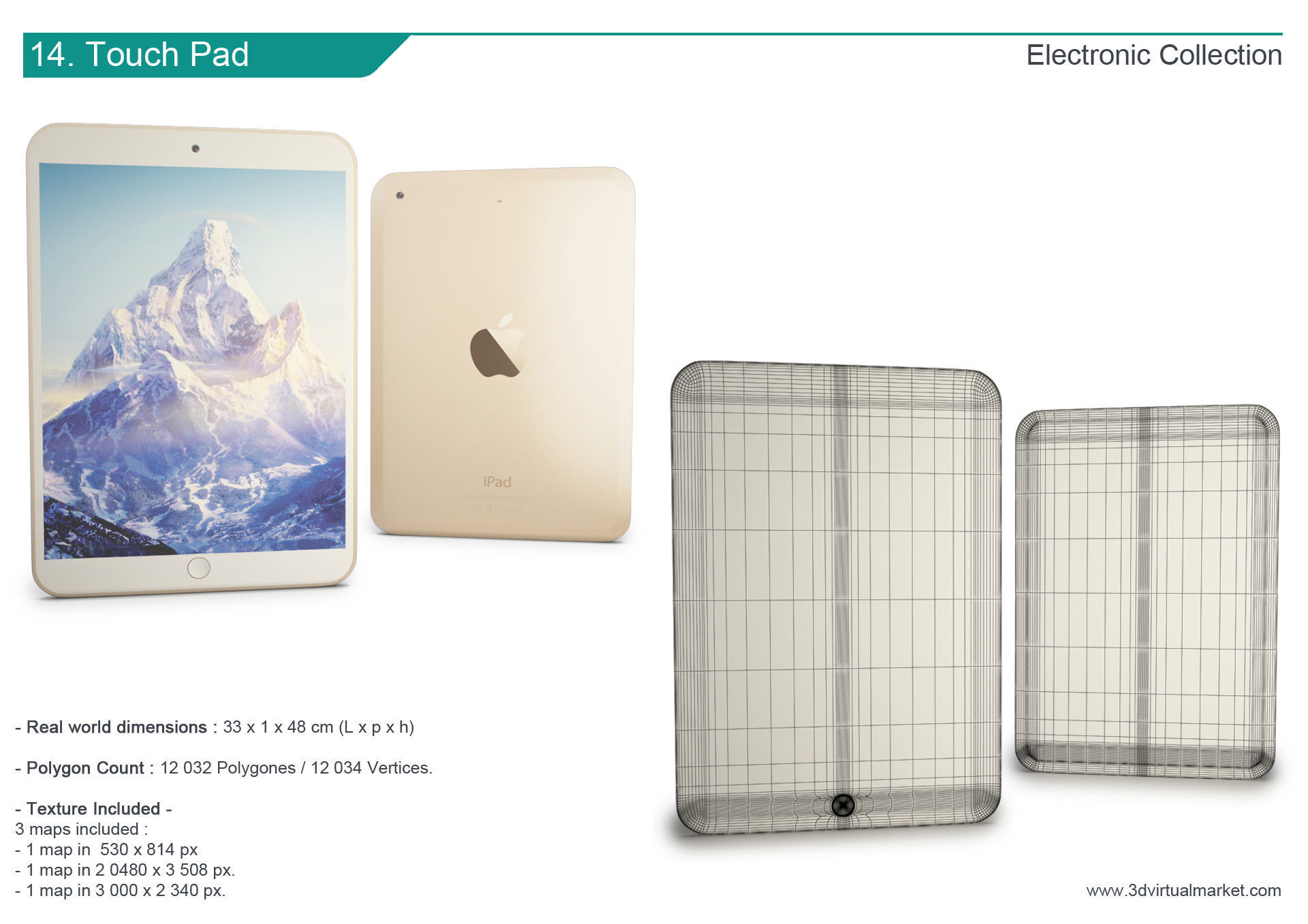 Technology Accessories Collection 3D model_15