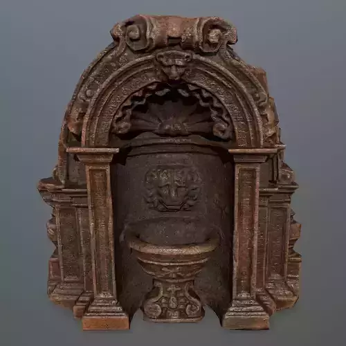 Fountain ornate toilet