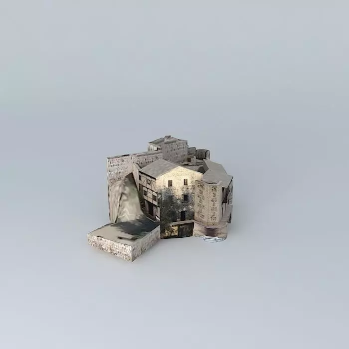 Diamond House Free 3D model_0