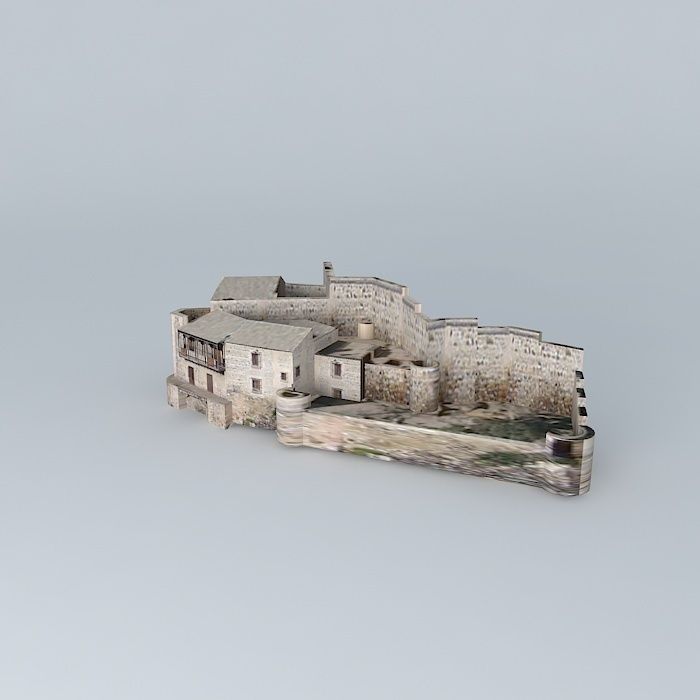 Diamond House Free 3D model_2