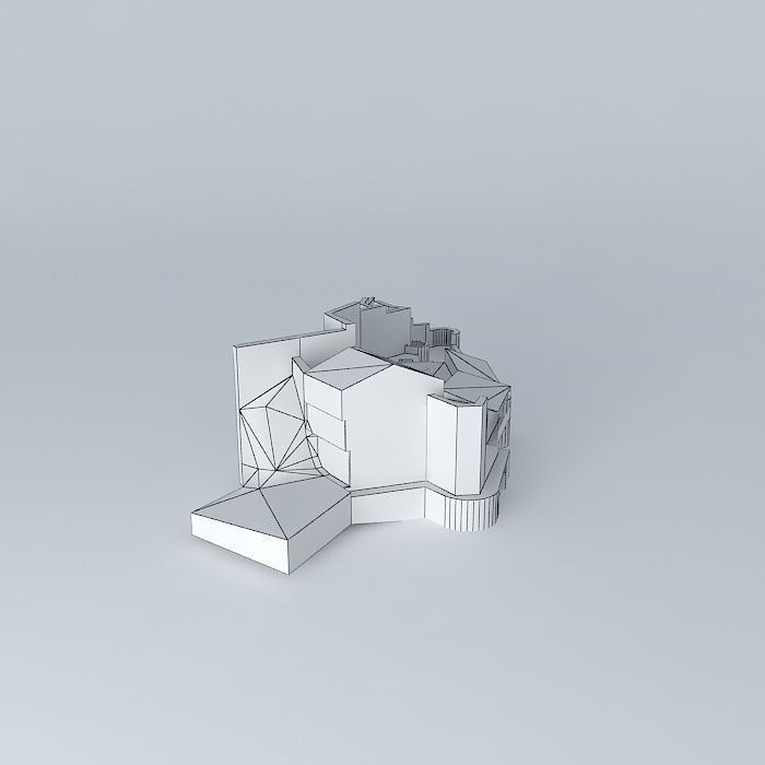 Diamond House Free 3D model_3