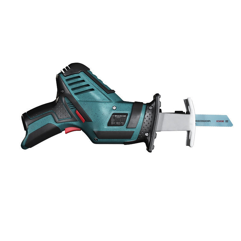 Cordless Reciprocating Saw bosch Low-poly 3D model_1