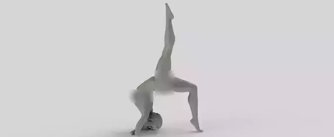 Gymnast Girl 3D print model