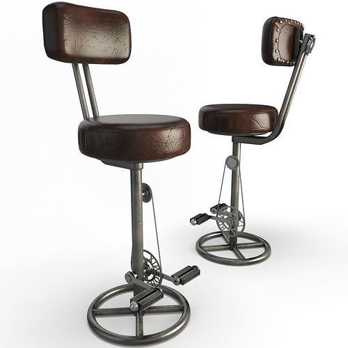 Vintage Bike Stools Segarra 3D model