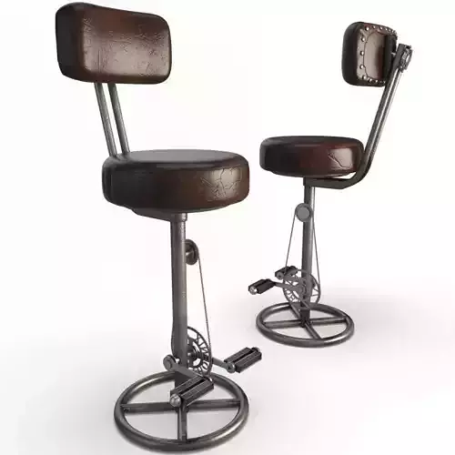 Vintage Bike Stools Segarra 3D model