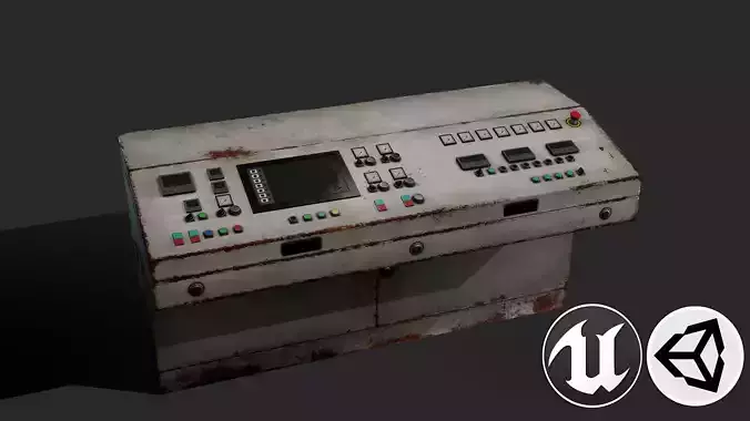 Control Unit Low-poly 3D model